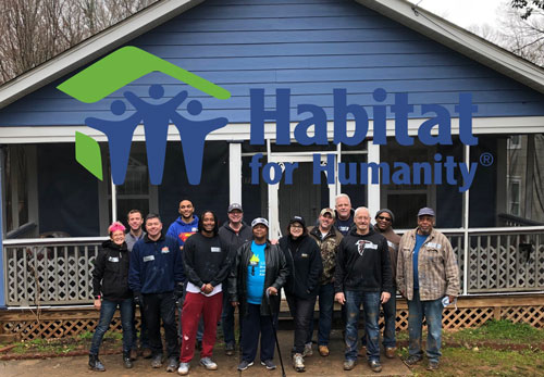 Atlanta Partners Volunteer at Habitat for Humanity