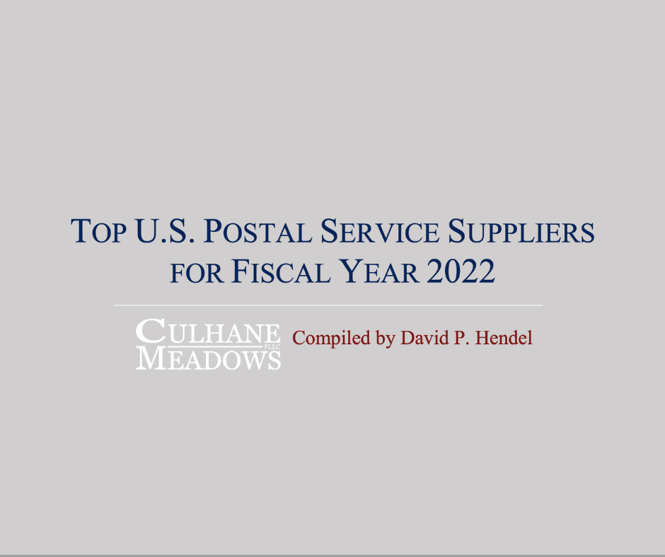 David Hendel’s Annual Top 150 U.S. Postal Service Suppliers: Transportation Companies Lead the FY 2022 List