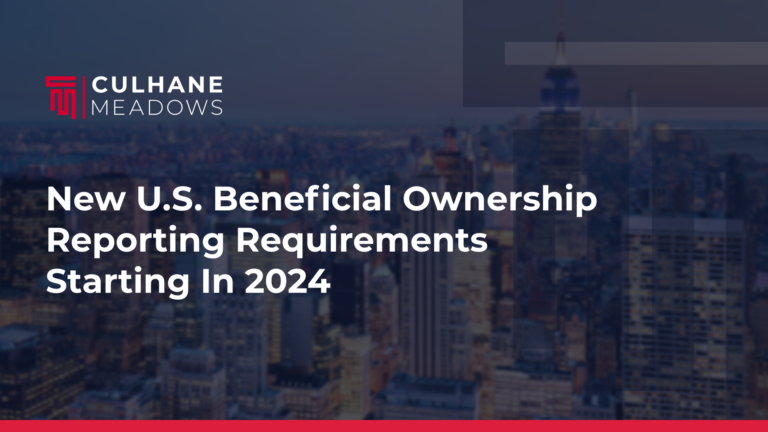 Legal Alert: New U.S. Beneficial Ownership Reporting Requirements Starting in 2024