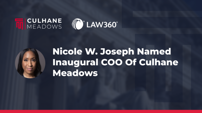 Nicole W. Joseph Named Inaugural COO of Culhane Meadows