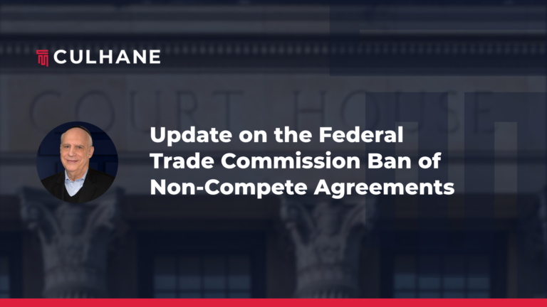 Harvey Linder: Update on the Federal Trade Commission Ban of Non-Compete Agreements